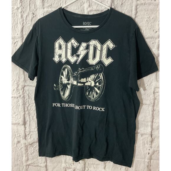AC/DC Band Tee Men’s Large For Those About To Rock - Picture 2 of 6